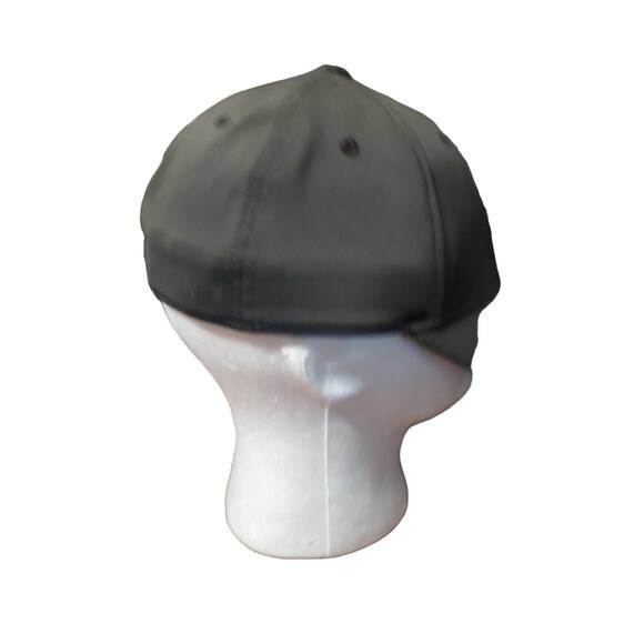 Live Lucky Black Clover Flex Fit Hat Small/Medium Black On Black Baseball Cap - Picture 4 of 10